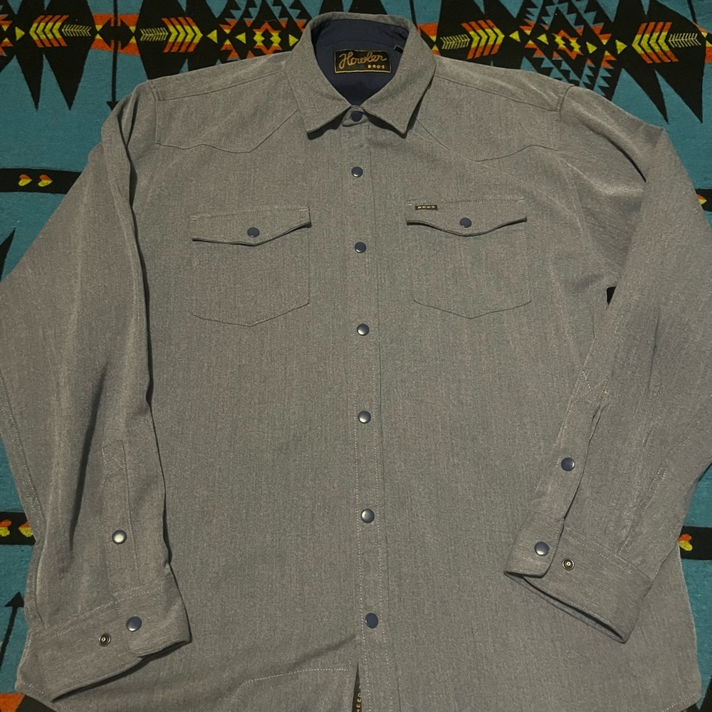 Howler Bros Stockman Stretch Flannel Shirt Large